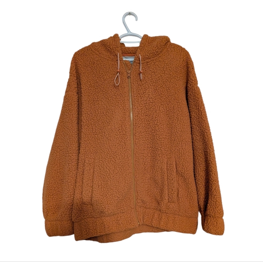 Aerie Sherpa Fleece Zip Hoodie | Cozy Teddy Jacket
